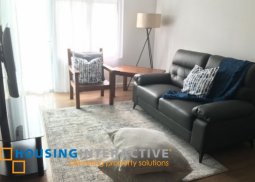 furnished 1br unit with balcony and parking for lease in two serendra