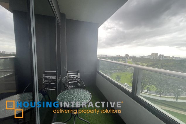 fully furnished 1br unit with parking for lease in arya residences