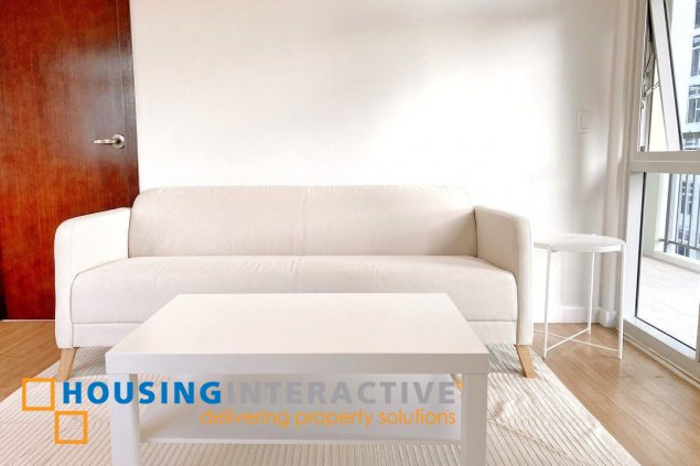fully furnished 1br unit for lease in park triangle residences