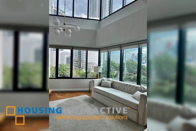 furnished 1br unit with parking for sale in one rockwell