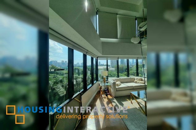 furnished 1br unit with parking for sale in one rockwell