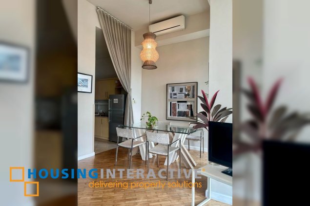 for lease: 1 bedroom unit in manansala, rockwell center