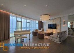 fully furnished 3br unit with parking for lease in proscenium at rockwell