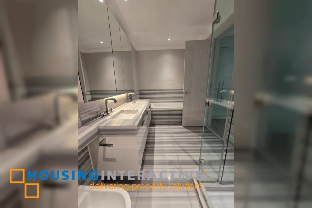 fully furnished 3br unit with parking for lease in proscenium at rockwell