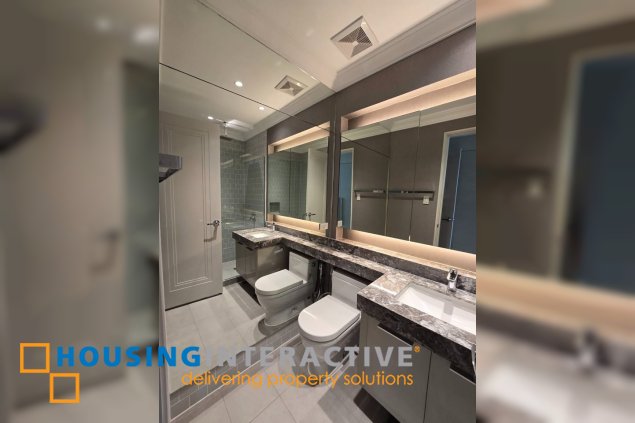 fully furnished 3br unit with parking for lease in proscenium at rockwell