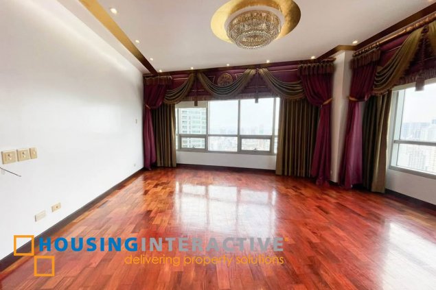 semi-furnished 3br unit with parking for sale in the residences at greenbelt