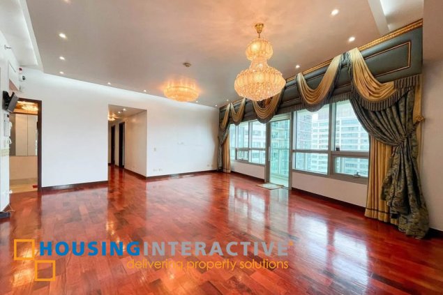 semi-furnished 3br unit with parking for sale in the residences at greenbelt