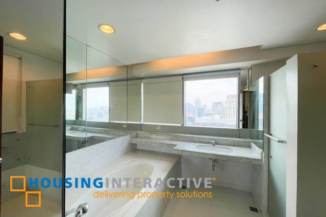 semi-furnished 3br unit with parking for sale in the residences at greenbelt