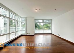 semi-furnished 3br unit with parking for sale in two roxas triangle