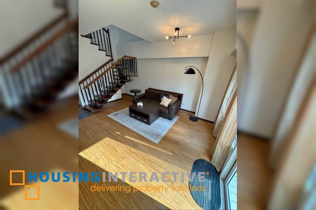 fully furnished 2br unit with balcony and parking for lease in two serendra