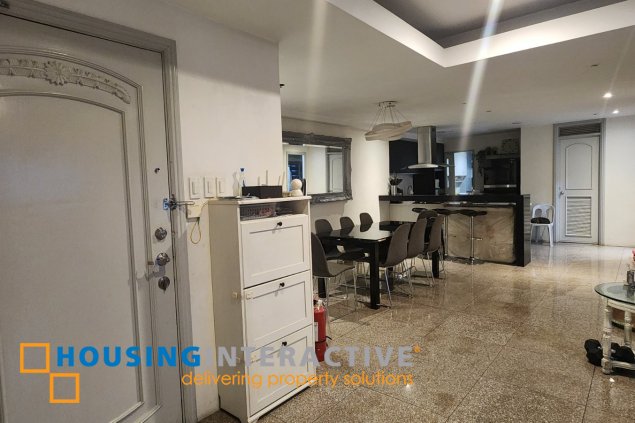 furnished 3br unit with parking for sale in garden island condoville