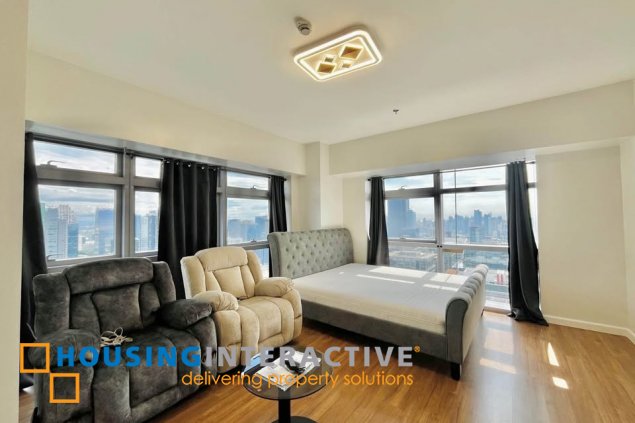 fully furnished 3br unit for lease in park triangle residences