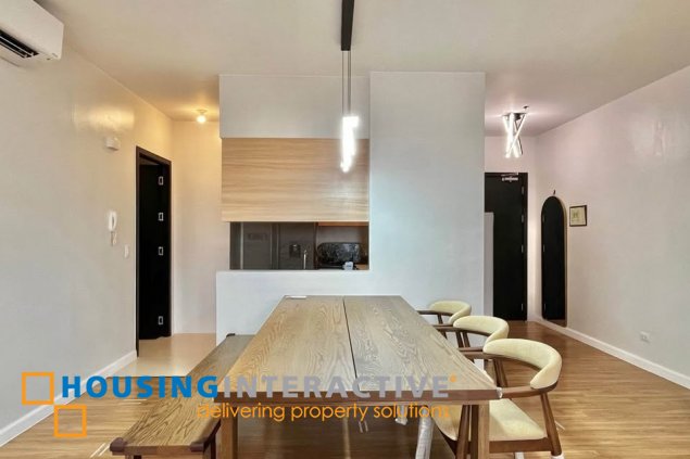 fully furnished 3br unit for lease in park triangle residences