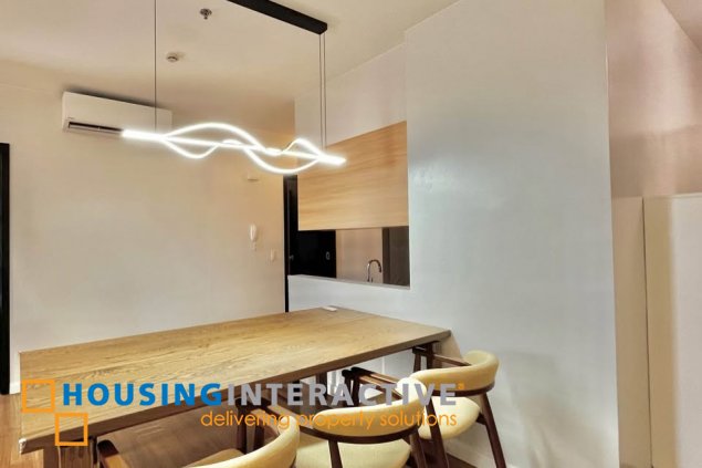fully furnished 3br unit for lease in park triangle residences