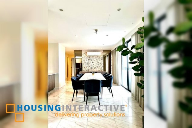 fully furnished 3br unit with 3 parkings for lease in st. moritz private estate