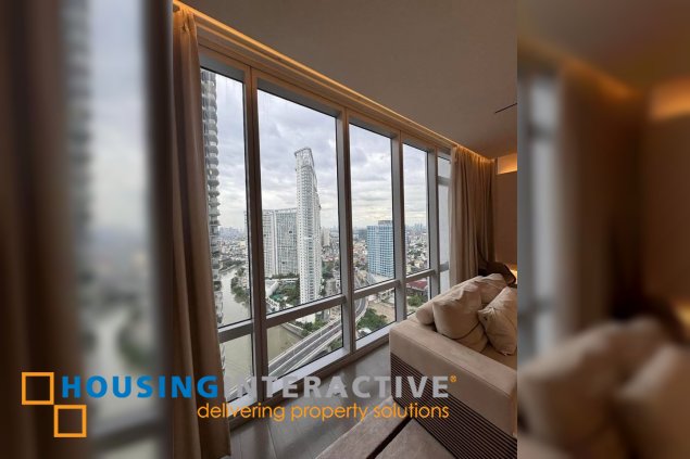 fully furnished 3br unit with parking for sale in proscenium at rockwell