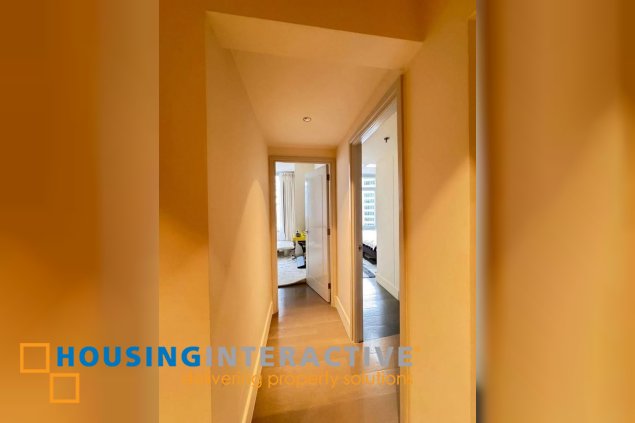 fully furnished 3br unit with parking for sale in proscenium at rockwell