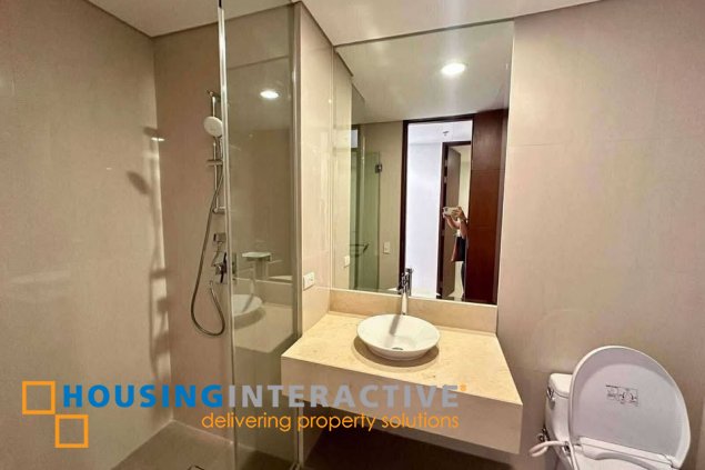 fully furnished 2br unit with balcony and parking for lease in grand hyatt residences