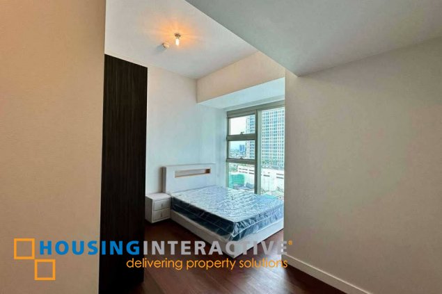 fully furnished 2br unit with balcony and parking for lease in grand hyatt residences