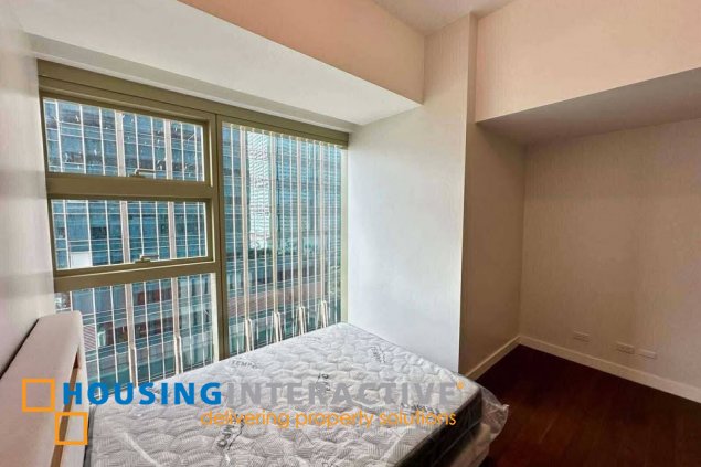 fully furnished 2br unit with balcony and parking for lease in grand hyatt residences