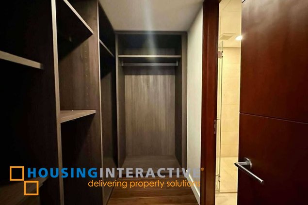 fully furnished 2br unit with balcony and parking for lease in grand hyatt residences