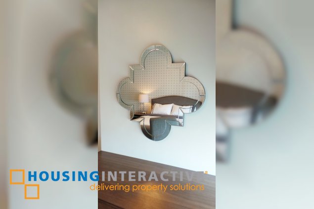 fully furnished 1br unit with parking for lease in edades tower