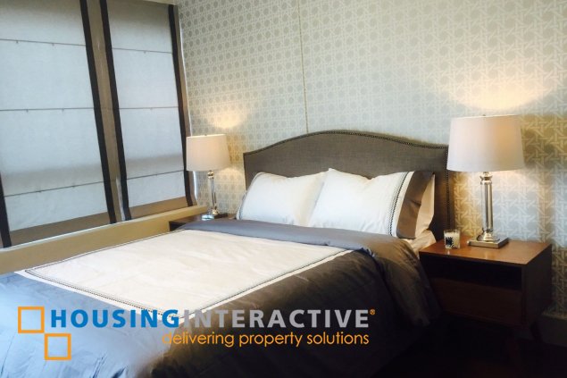 fully furnished 1br unit with parking for lease in edades tower