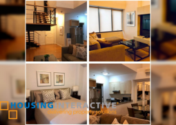 fully furnished 2br unit with balcony for lease in one rockwell