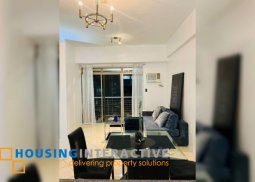 fully furnished 1br unit with balcony for lease in paseo parkview suites