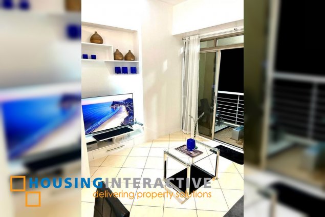 fully furnished 1br unit with balcony for lease in paseo parkview suites
