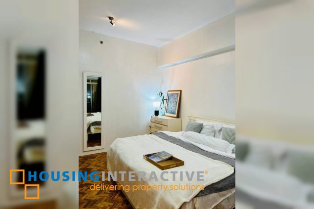 fully furnished 1br unit with balcony for lease in paseo parkview suites