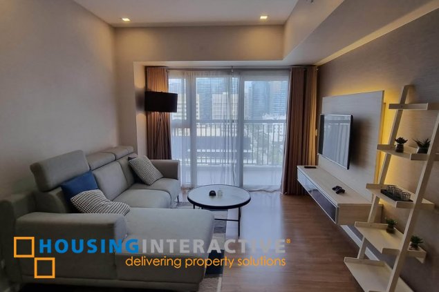 fully furnished 2br unit with balcony and parking