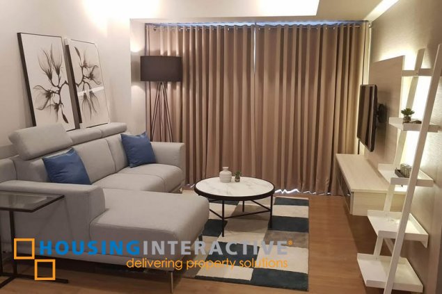 fully furnished 2br unit with balcony and parking