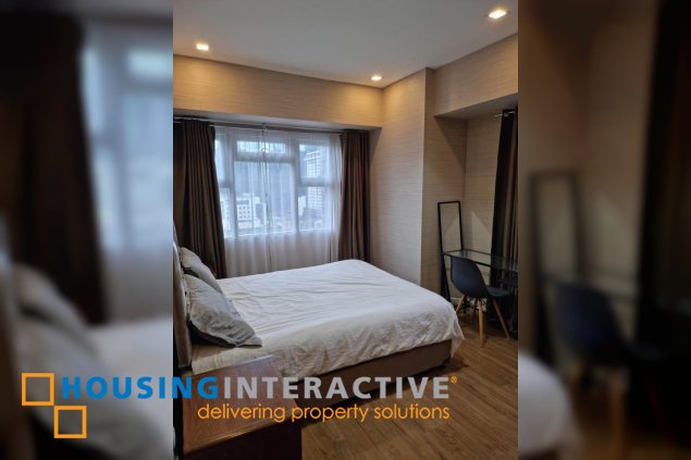 fully furnished 2br unit with balcony and parking