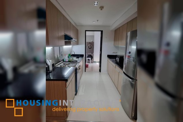 fully furnished 2br unit with balcony and parking