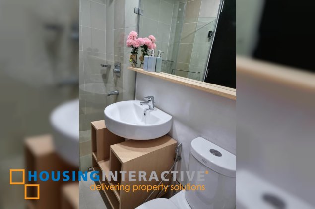 fully furnished 2br unit with balcony and parking