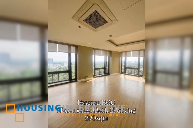 spacious 3br unit with parking for sale in essensa tower
