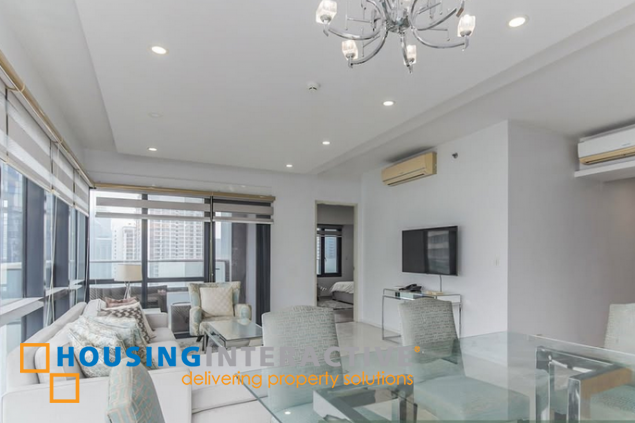 fully furnished 2br unit with parking for lease in arya residences