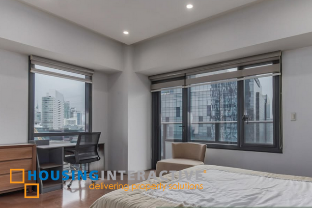 fully furnished 2br unit with parking for lease in arya residences