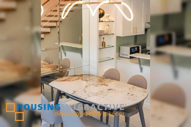 fully furnished 2br unit with parking for lease in one rockwell