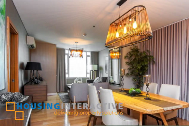 fully furnished 1br unit with parking for sale in park terraces