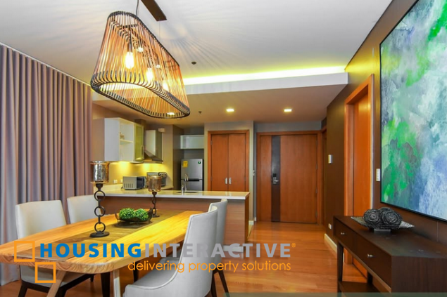 fully furnished 1br unit with parking for sale in park terraces