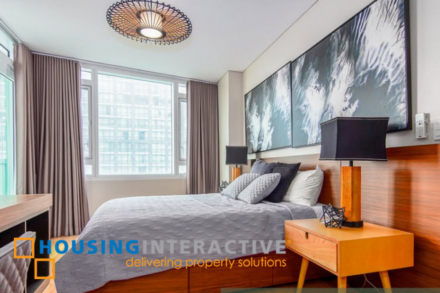 fully furnished 1br unit with parking for sale in park terraces