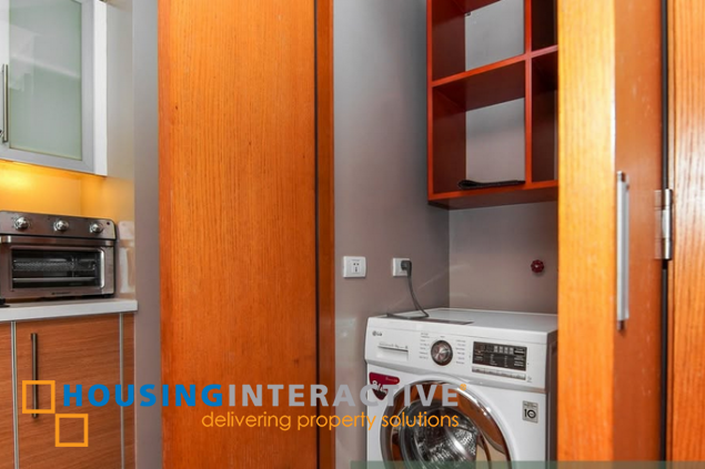 fully furnished 1br unit with parking for sale in park terraces