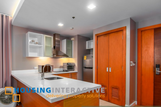 fully furnished 1br unit with parking for sale in park terraces