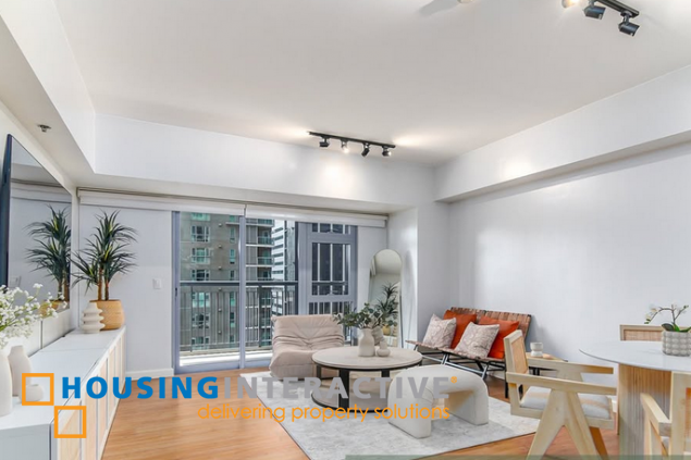 fully furnished 2br unit with parking for sale in park triangle residences