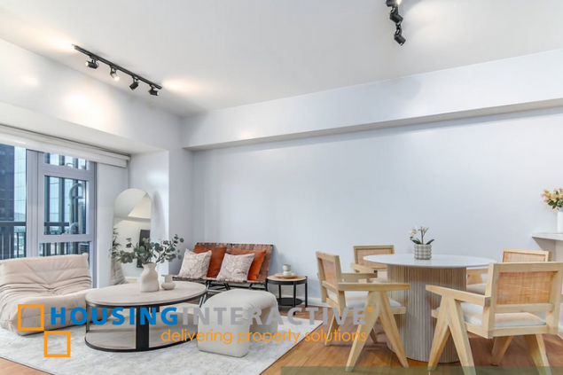 fully furnished 2br unit with parking for sale in park triangle residences
