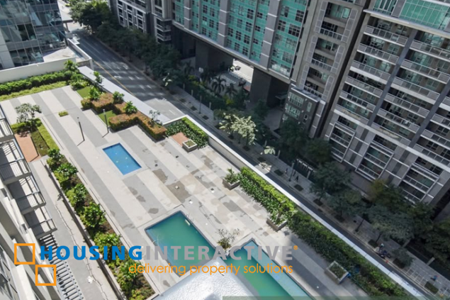 fully furnished 2br unit with parking for sale in park triangle residences