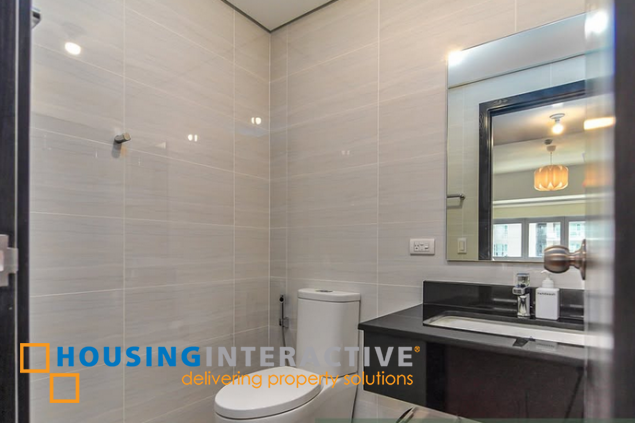 fully furnished 2br unit with parking for sale in park triangle residences