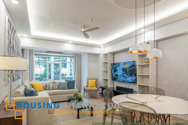 well furnished 1br unit with parking for sale in one serendra